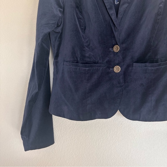 ModCloth Velvet Navy Blazer - Picture 2 of 10